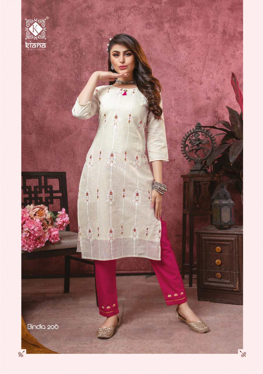 Bindia Cotton Kurti Catalogue Set Wholeseller Bindia Cotton Kurti Catalogue Set Wholeseller